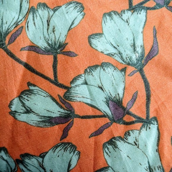 Anthropologie Beaded Blossom Cranes Silk Halter Neck Dress By Varun Bahl… - Picture 4 of 5